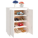 skoreol 60x35x80 cm massivt fyrretræ hvid