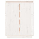skoreol 60x35x80 cm massivt fyrretræ hvid