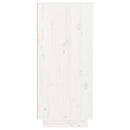 skoreol 60x35x80 cm massivt fyrretræ hvid
