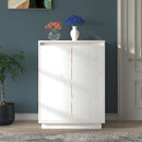 skoreol 60x35x80 cm massivt fyrretræ hvid