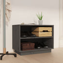skoreol 60x34x45 cm massivt fyrretræ grå