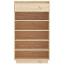 skoreol 60x34x105 cm massivt fyrretræ