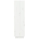 skoreol 60x34x105 cm massivt fyrretræ hvid