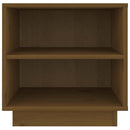 sengeborde 2 stk. 40x34x40 cm massivt fyrretræ gyldenbrun