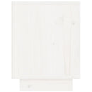 sengeborde 2 stk. 40x30x40 cm massivt fyrretræ hvid