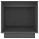 sengeborde 2 stk. 40x30x40 cm massivt fyrretræ sort