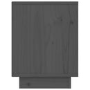 sengeborde 2 stk. 40x30x40 cm massivt fyrretræ sort