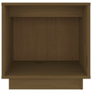sengebord 40x30x40 cm massivt fyrretræ gyldenbrun