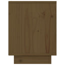 sengebord 40x30x40 cm massivt fyrretræ gyldenbrun