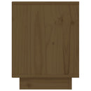 sengeborde 2 stk. 40x30x40 cm massivt fyrretræ gyldenbrun