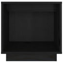 sengeborde 2 stk. 40x30x40 cm massivt fyrretræ sort