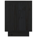 sengeborde 2 stk. 40x30x40 cm massivt fyrretræ sort
