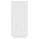 skænke 2 stk. 31,5x34x75 cm massivt fyrretræ hvid