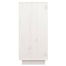 skænk 60x34x75 cm massivt fyrretræ hvid