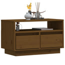 tv-bord 60x35x37 cm massivt fyrretræ gyldenbrun