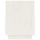 tv-bord 140x37x50 cm massivt fyrretræ hvid