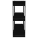 bogreol/rumdeler 100x30x87 cm sort