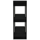 bogreol/rumdeler 80x30x87 cm sort