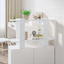bogreol/rumdeler 80x30x51 cm hvid