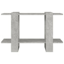 bogreol/rumdeler 80x30x51 cm betongrå