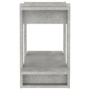 bogreol/rumdeler 80x30x51 cm betongrå
