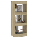 bogreol/rumdeler 40x30x103 cm konstrueret træ sonoma-eg