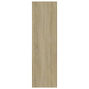 bogreol/rumdeler 40x30x103 cm konstrueret træ sonoma-eg