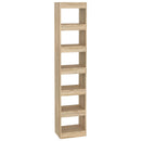 bogreol/rumdeler 40x30x198 cm sonoma-eg