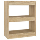 bogreol/rumdeler 60x30x72 cm sonoma-eg
