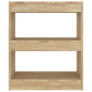 bogreol/rumdeler 60x30x72 cm sonoma-eg