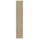 bogreol/rumdeler 60x30x166 cm konstrueret træ sonoma-eg