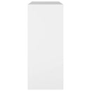 bogreol/rumdeler 80x30x72 cm hvid