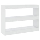 bogreol/rumdeler 100x30x72 cm hvid