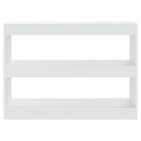 bogreol/rumdeler 100x30x72 cm hvid