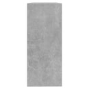 bogreol/rumdeler 100x30x72 cm betongrå