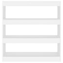bogreol/rumdeler 100x30x103 cm hvid