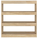 bogreol/rumdeler 100x30x103 cm sonoma-eg