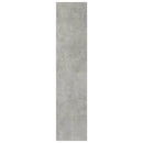 bogreol/rumdeler 100x30x135 cm betongrå
