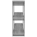 bogreol/rumdeler 100x30x87 cm grå sonoma-eg