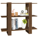 bogreol/rumdeler 100x30x87 cm sonoma-eg