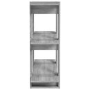 bogreol/rumdeler 80x30x87 cm grå sonoma-eg