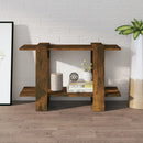 bogreol/rumdeler 80x30x51 cm røget egetræsfarve
