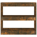 bogreol/rumdeler 80x30x72 cm sonoma-eg