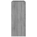 bogreol/rumdeler 80x30x72 cm grå sonoma-eg