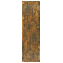 bogreol/rumdeler 80x30x103 cm konstrueret træ røget egetræ