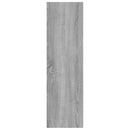 bogreol/rumdeler 100x30x103 cm grå sonoma-eg