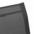 stabelbare havestole 2 stk. textilene sort