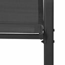 stabelbare havestole 4 stk. textilene sort