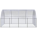 hønsehus 3x4x2 m galvaniseret stål