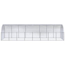 hønsehus 3x8x2 m galvaniseret stål